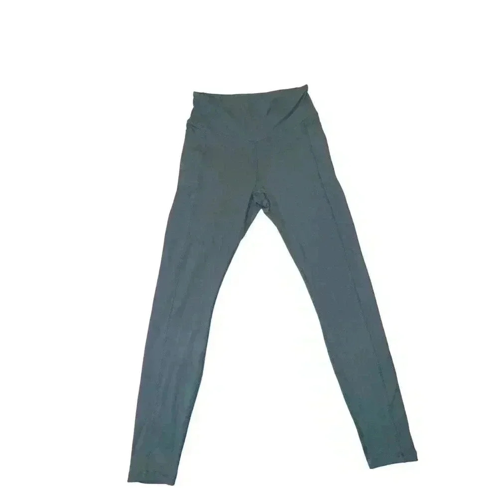 High Rise Sage Green Leggings Small Women's with pockets